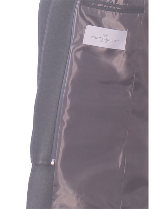 jacket with bib in technical jersey DETWELVE | NF-TWO B JKT G101DK GREY